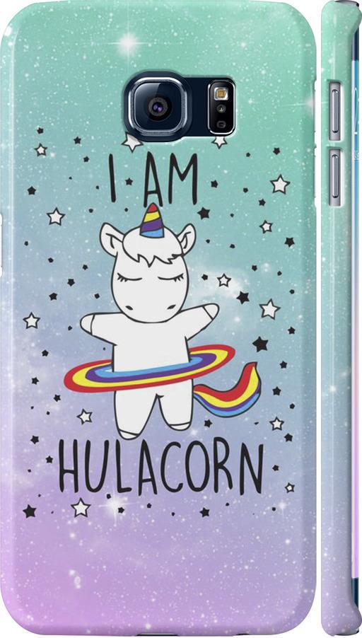 Чехол на Samsung Galaxy S6 Edge G925F I'm hulacorn (3976m-83-42517)