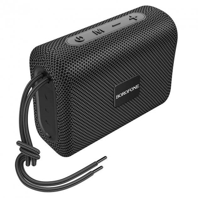 Бездротова колонка Borofone BR18 Encourage Bluetooth AUX FM-радіо MicroSD USB Чорний (10503542)