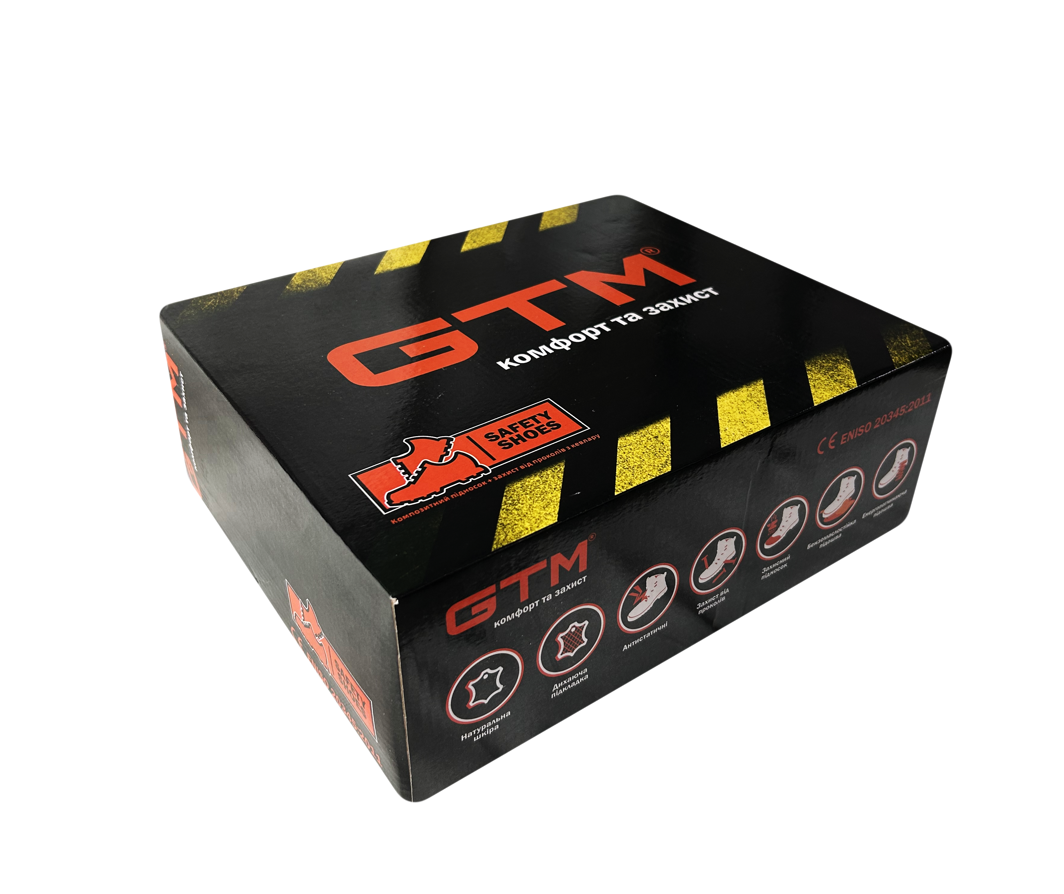 Черевики робочі утеплені композитним носком шкіра S1P SRC р. 40 Коричневий (gtm_872593) - фото 5