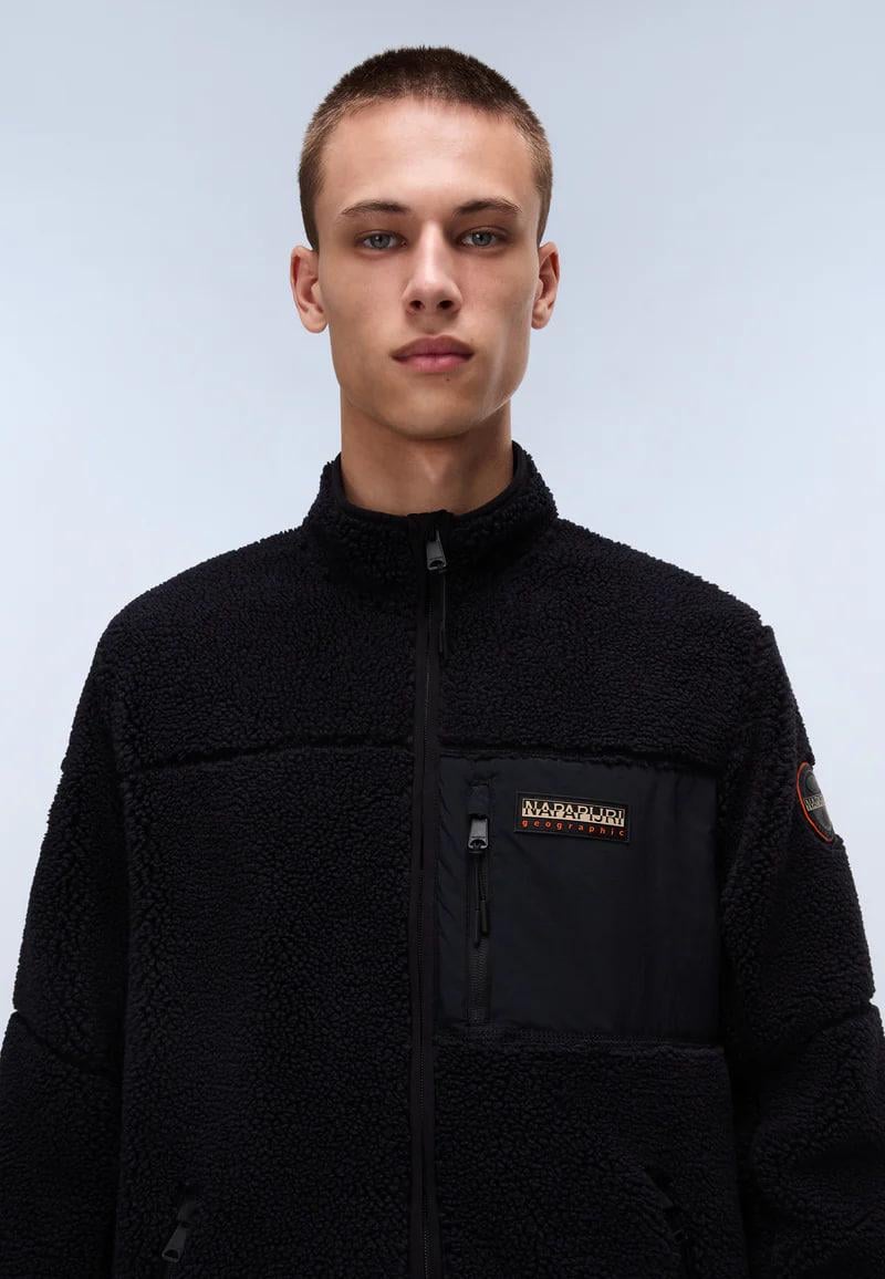 Куртка флисовая Napapijri Yupik Full-Zip Fleece L Черный (82938143) - фото 3 Куртка флисовая Napapijri Yupik Full-Zip Fleece L Черный (82938143) - фото 3