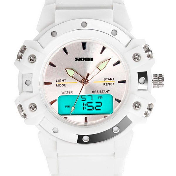 Годинник наручний унісекс Skmei Easy White (0821) - фото 3 Годинник наручний унісекс Skmei Easy White (0821) - фото 3