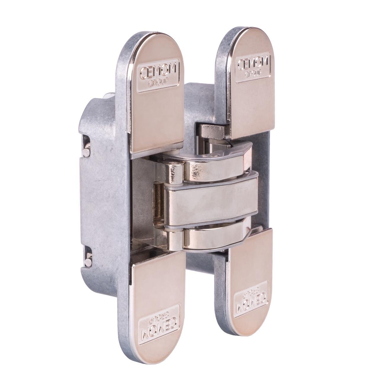 Прихована петля CEMOM Estetic 80/A 111,5x29 мм нікель (80/A-8050) - фото 1 Прихована петля CEMOM Estetic 80/A 111,5x29 мм нікель (80/A-8050) - фото 1