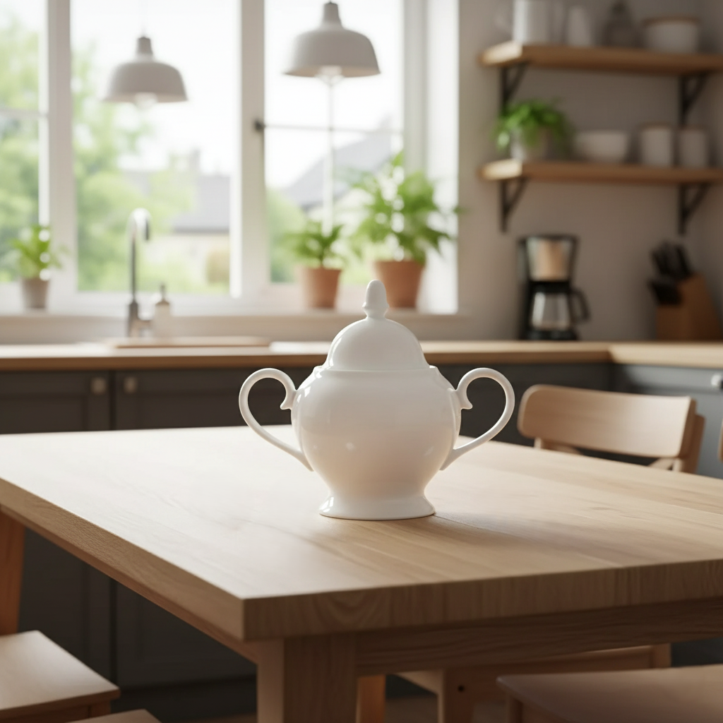 Сахарница Sakura Rim из костяного фарфора 350 мл (23318728) - фото 3 Сахарница Sakura Rim из костяного фарфора 350 мл (23318728) - фото 3