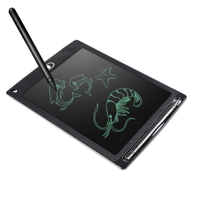 Графічний планшет LCD Writing Tablet зі стилусом дитячий для малювання та творчості 8,5" Чорний (2728) - фото 2