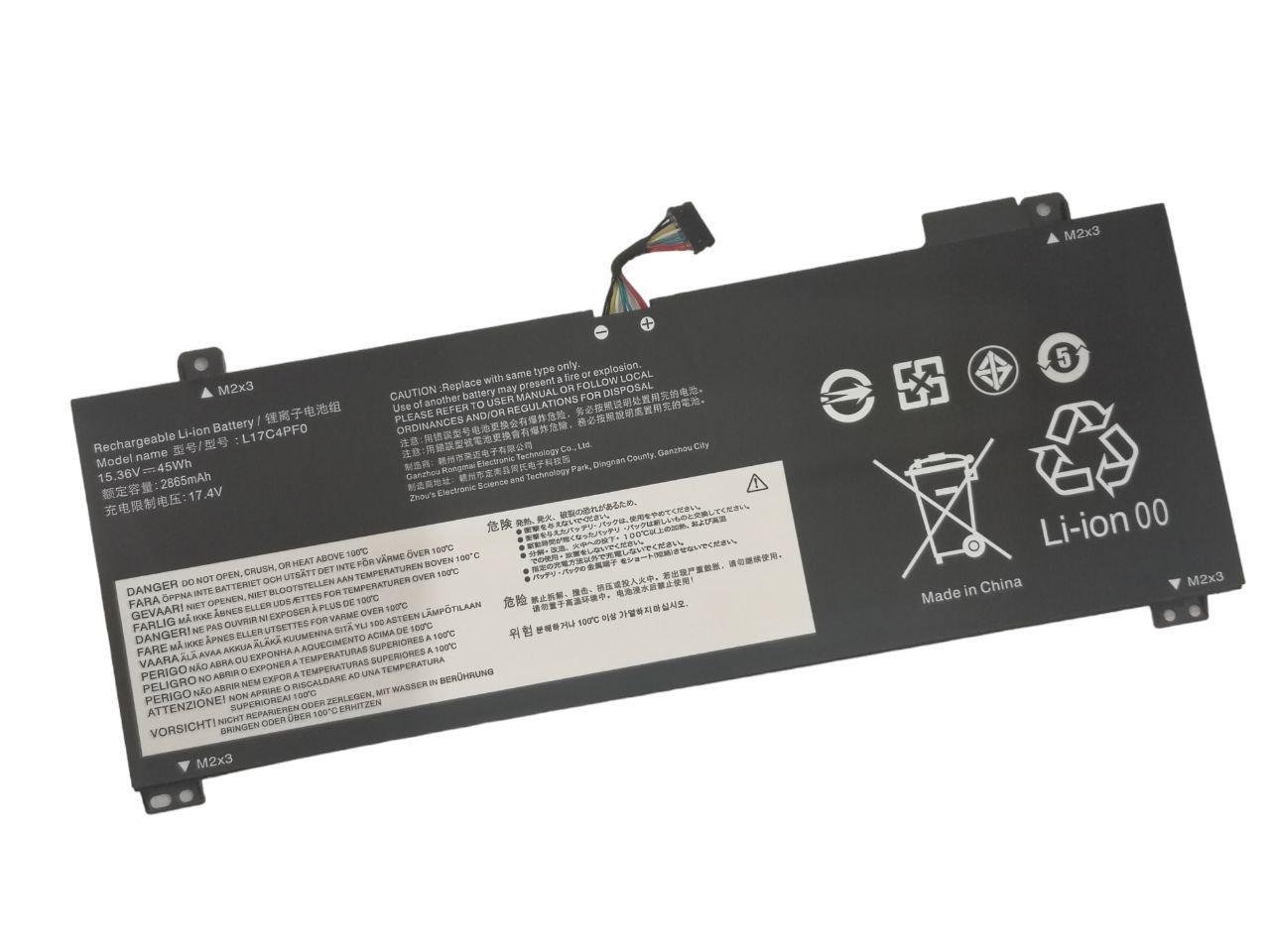 Аккумулятор для Lenovo Ideapad S530-13 Xiaoxin Air 13IWL/L17M4PF0/L17C4PF0 2865 mAh 45Wh (21766751)