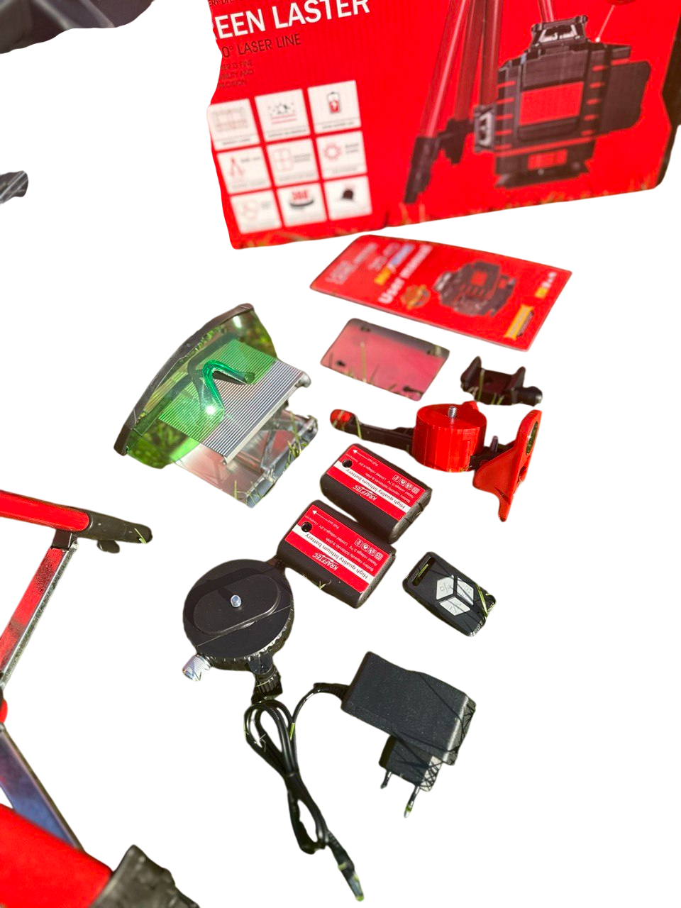 лазерний рівень Krafftec BL-16 16-лінійний Зелений (27833902) - фото 8