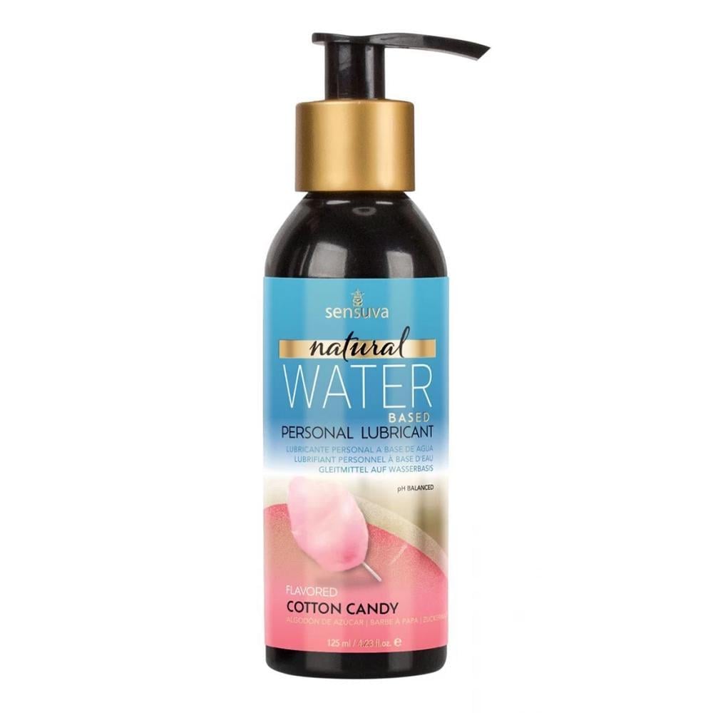 Интимная смазка Sensuva Natural Water-Based Cotton Candy Сладкая вата 125 мл