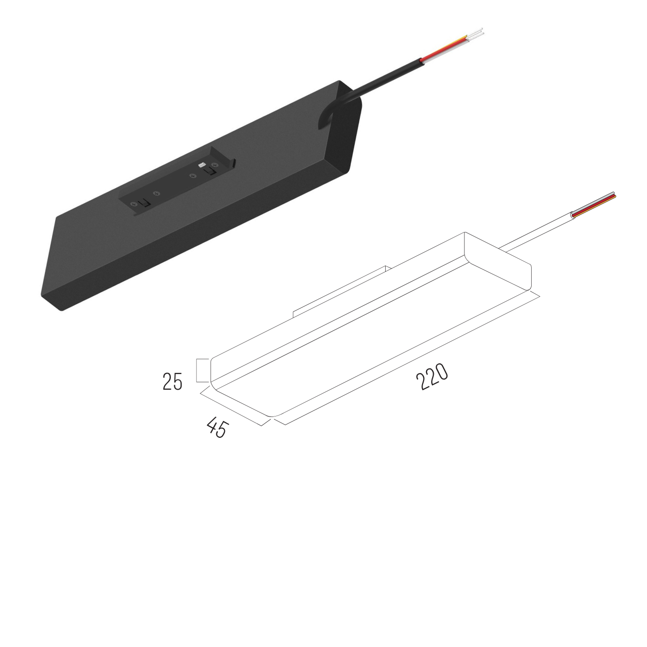 Контроллер трансформатор для трекових систем встроенный MERALLI WIFI 2,4G24V 200W Черный (TRKTWF200) - фото 2 Контроллер трансформатор для трекових систем встроенный MERALLI WIFI 2,4G24V 200W Черный (TRKTWF200) - фото 2