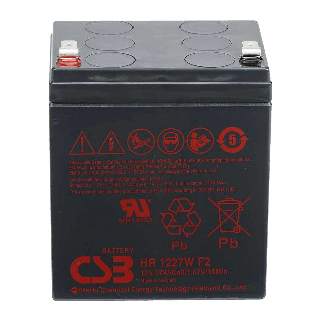 Акумулятор CSB HR1227WF2 12V 6,5 Ah ДБЖ для систем відеоспостереження та сигналізації (5178)