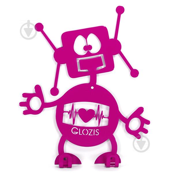 Вешалка настенная Детская Glozis Robot H-007 26 х 22 см