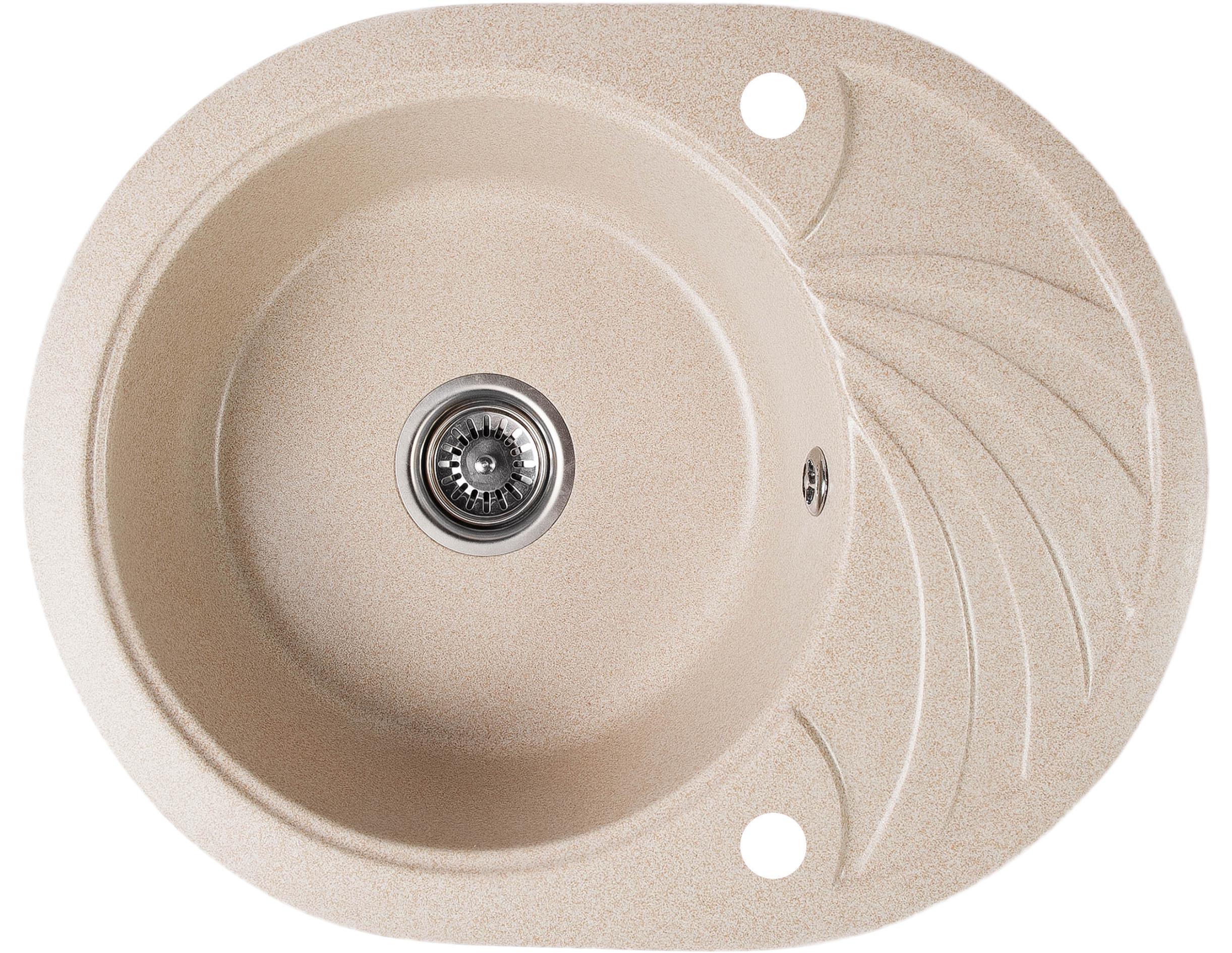 Мойка кухонная Valetti 13D 600x470 мм Бежевый