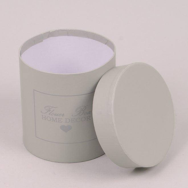 Комплект коробок для квітів Flora 2 шт. Сірий (39859) - фото 2 Комплект коробок для квітів Flora 2 шт. Сірий (39859) - фото 2