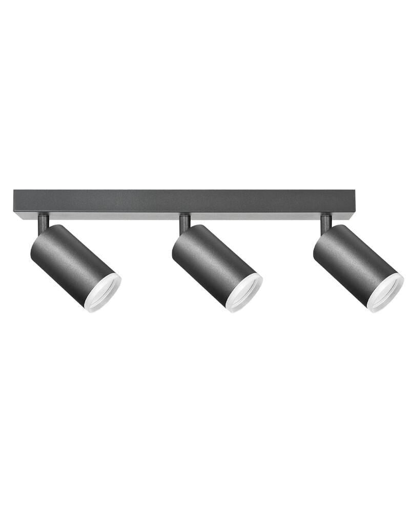 Спот Polux 327710 London GU10 3x10W IP20 Чорний