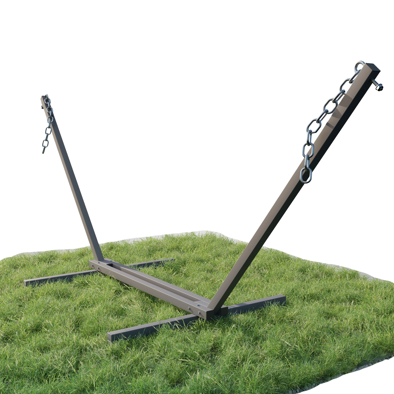 Стійка для двомісного гамака WCG металевий каркас квадратний профіль 50х50 мм Тауп (W-5050-T1) - фото 3