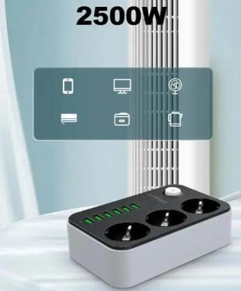 Подовжувач LDNIO SE3631 USB 2 м (SE3631) - фото 5