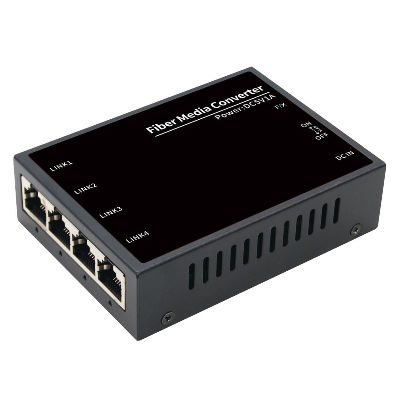 Медіаконвертер GreenVision GV-1004G-F/X-20KM A 1000Mbps SC одноволоконний Black (33087717) Медіаконвертер GreenVision GV-1004G-F/X-20KM A 1000Mbps SC одноволоконний Black (33087717)