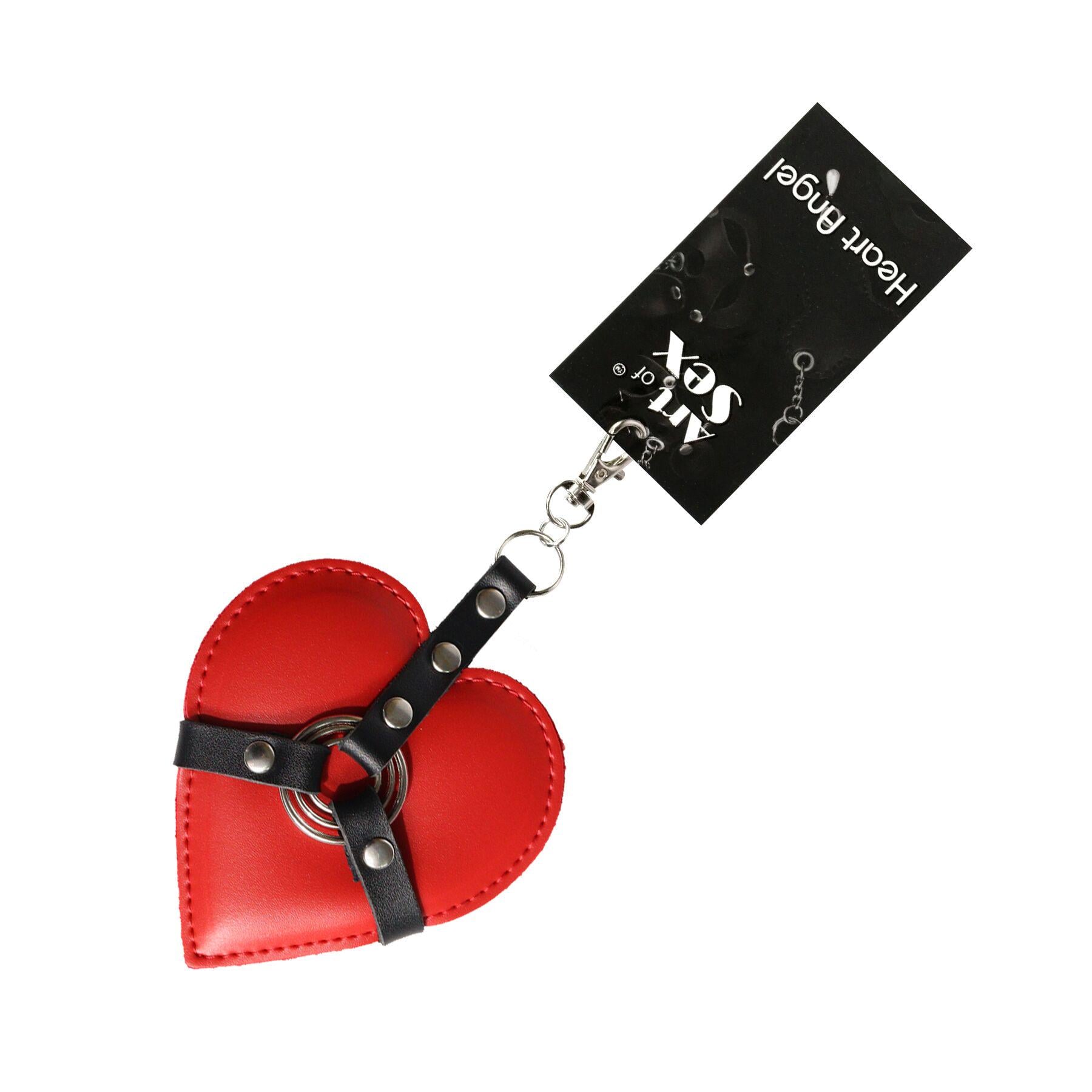 Брелок на карабине для ключей Art of Heart Angel Красный