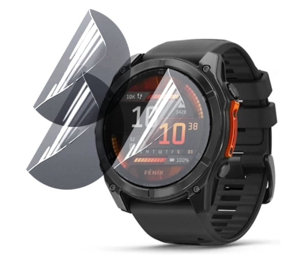 Пленка для смарт-часов противоударная гидрогелевая для Garmin Fenix 8 Hydrogel Film 51 мм 6 шт. Transparent (pl-3724)