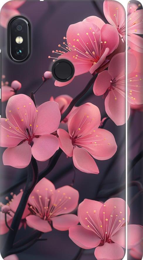 Чехол на Xiaomi Redmi Note 5 Пурпурная сакура (6075m-1516-42517) Чехол на Xiaomi Redmi Note 5 Пурпурная сакура (6075m-1516-42517)