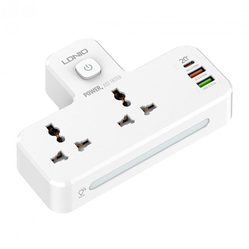 Сетевой фильтр LDNIO SC2311 2USB/1 Type-C 20 W (38409)