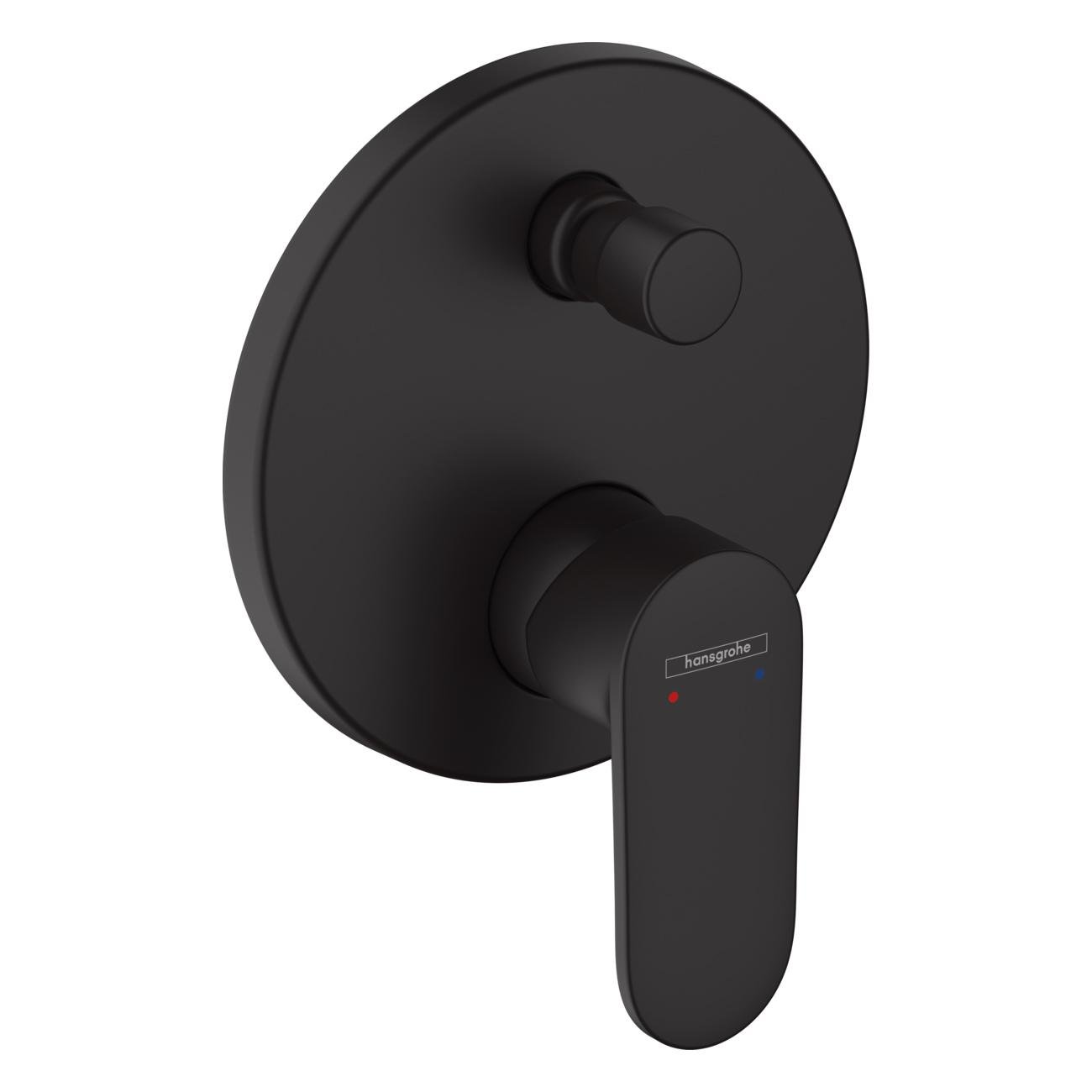 Наружная часть смесителя Hansgrohe VERNIS BLEND 71466670 с термостатом Черный (115912)