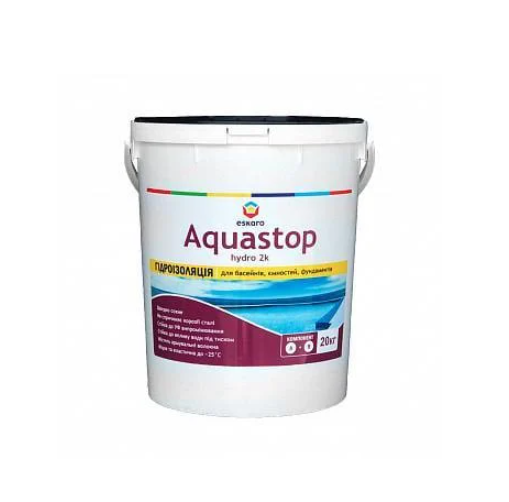 Гидроизоляция двухкомпонентная Eskaro Aquastop Hydro 2К 20 кг (1422234303)