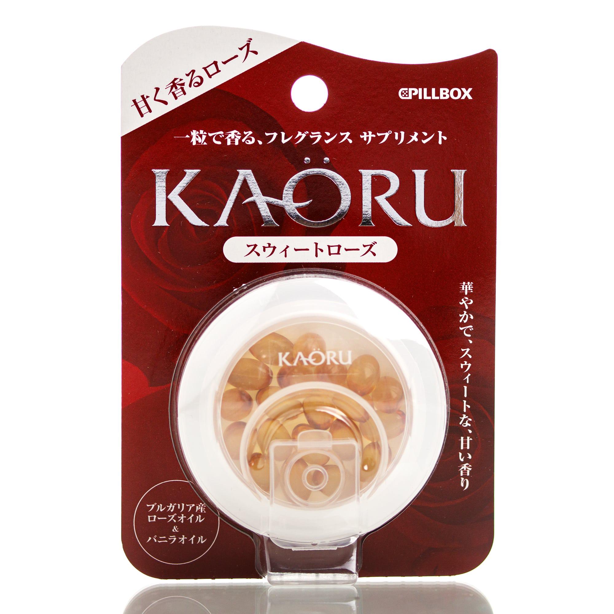 Духи съедобные роза/ваниль Kaoru Pillbox Japan Passion Rose 20 шт.