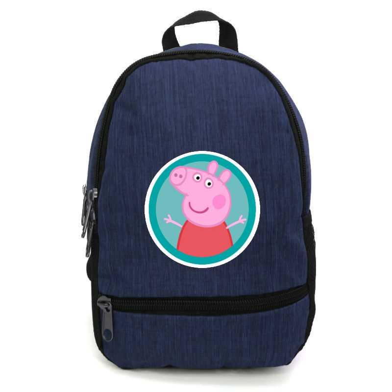 Школьный рюкзак подростковый Cappucino Toys Свинка Пеппа PIG 003 12,5 л Синий (1670545668)