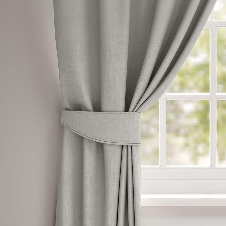 Штора Academy Gardin блекаут VICTORY с подхватом 250х270 см 1 шт. Светло-серый