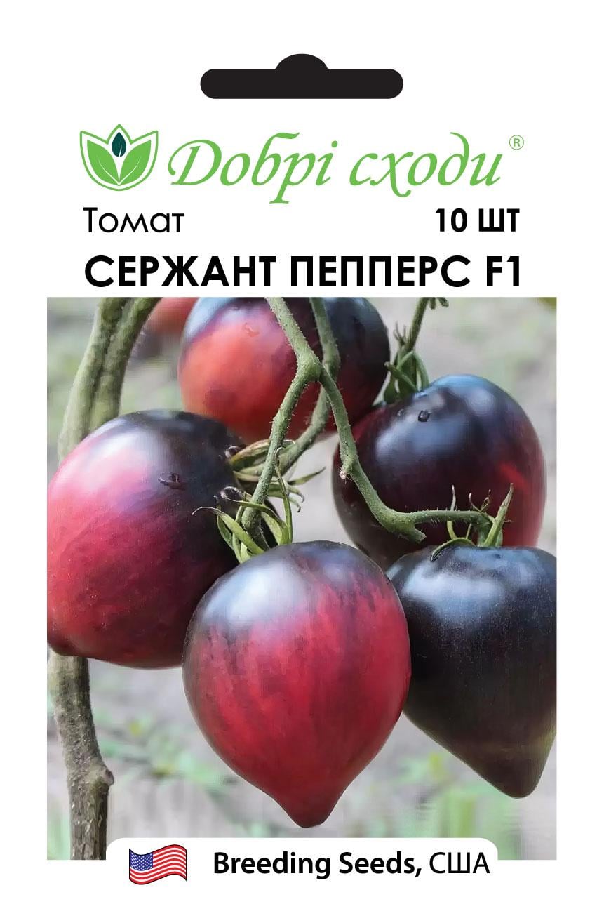 Семена томат Сержант Пепперс F1 Добрі Сходи 10 шт. Фиолетово-розовый (01020096)
