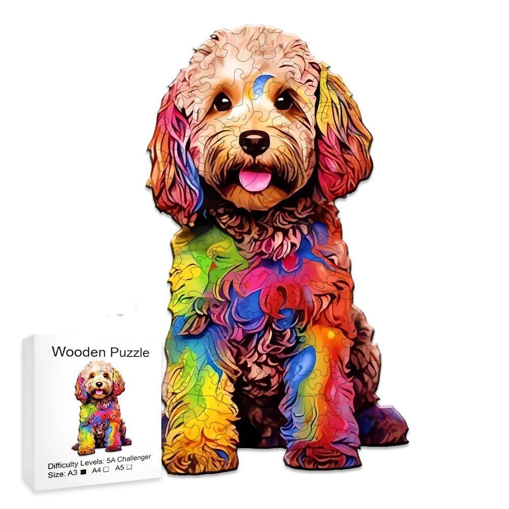 Пазлы деревянные щенка А3 (659)