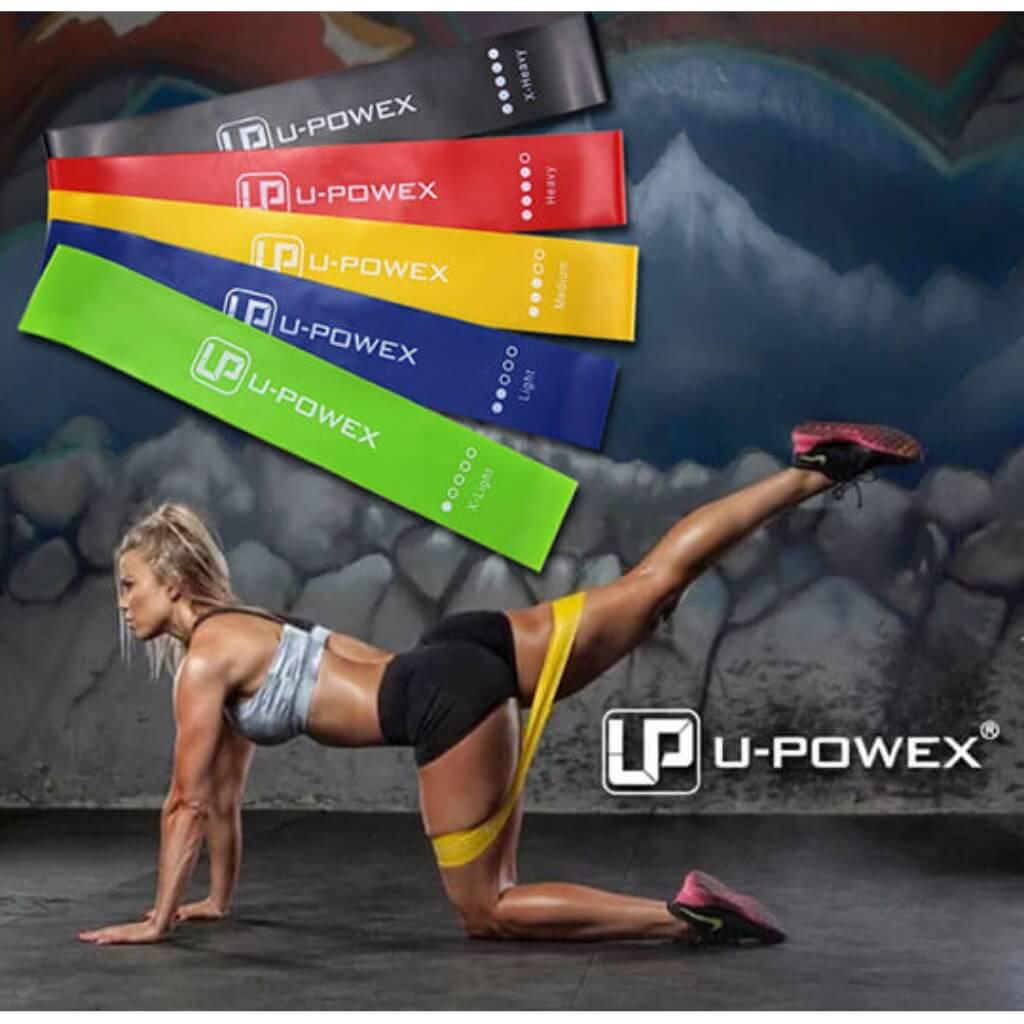 Набор фитнес-резинки для фитнеса U-Powex 5 лент и чехол в упаковке - фото 2 Набор фитнес-резинки для фитнеса U-Powex 5 лент и чехол в упаковке - фото 2