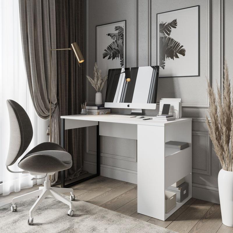 Стіл письмовий Loft-3 1198х598х750 мм Білий (Арт.214) - фото 3 Стіл письмовий Loft-3 1198х598х750 мм Білий (Арт.214) - фото 3