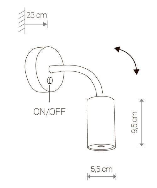 Бра Nowodvorski Eye Flex 9070 - фото 2