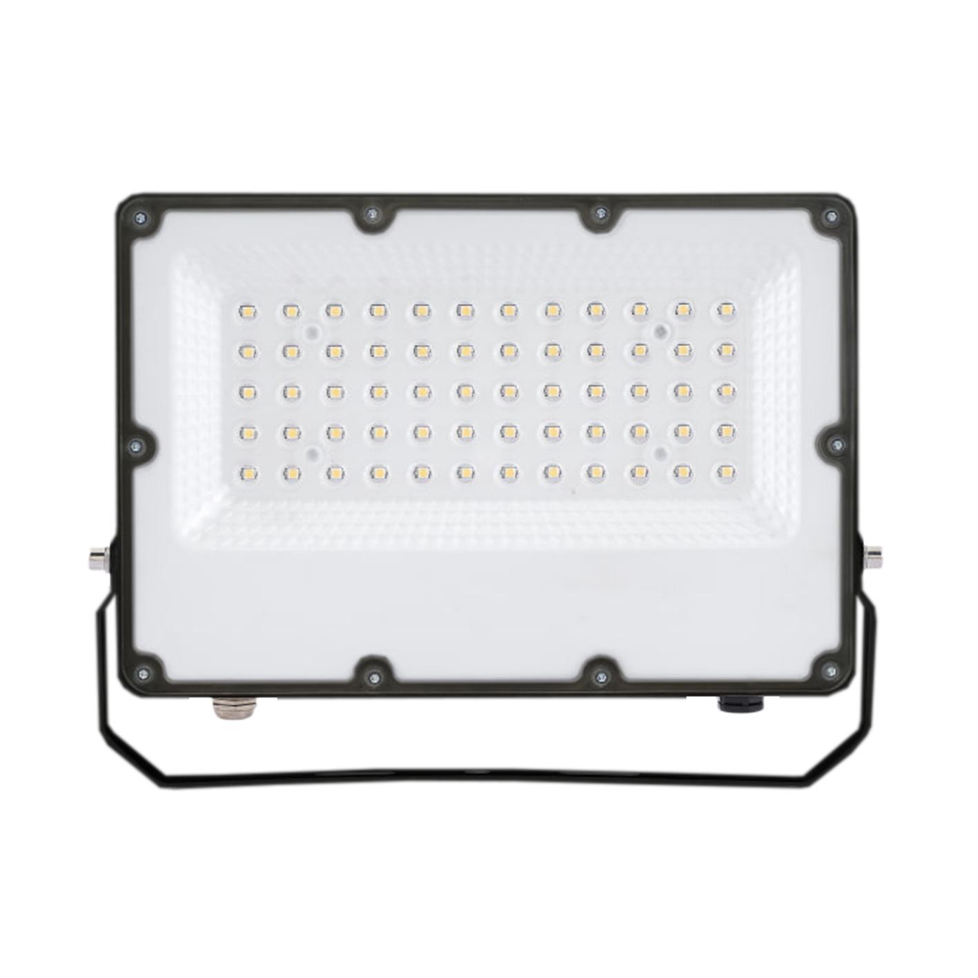 Прожектор Eurolamp LED-FL-50/65 50W 220V 5000lm 6500K IP65 255х175х40 мм Black (4262380662278)