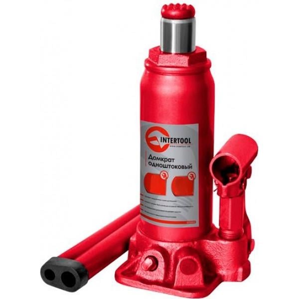 Бутылочный домкрат Intertool GT0027