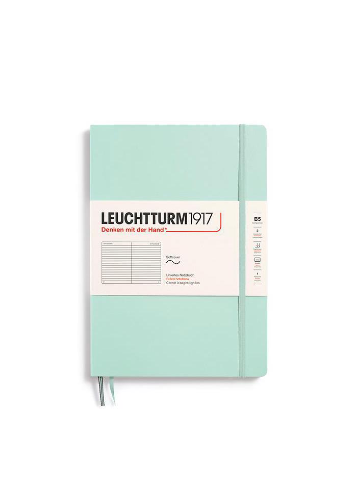 Блокнот Leuchtturm1917 мягкая обложка Composition B5 линия Mint Green (370313)