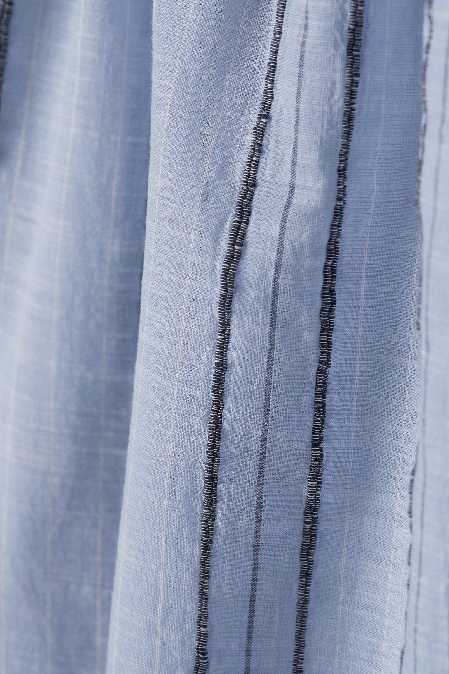 Блуза H&M Полоска р. 34 Голубой (16126560488) - фото 2 Блуза H&M Полоска р. 34 Голубой (16126560488) - фото 2