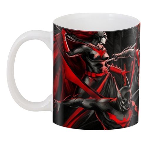 Чашка Gee! Бэтмен Batman Готэм в красном BM.02.005