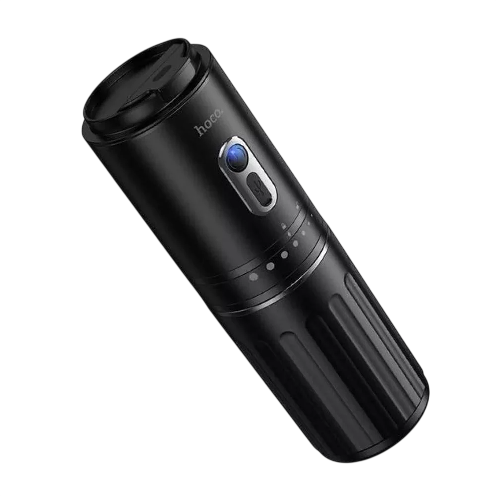 Кофеварка портативная Hoco HX80 7 уровней помола/керамическая жернова 10 000 об/мин до 45 мин Черный (a73b7d61)