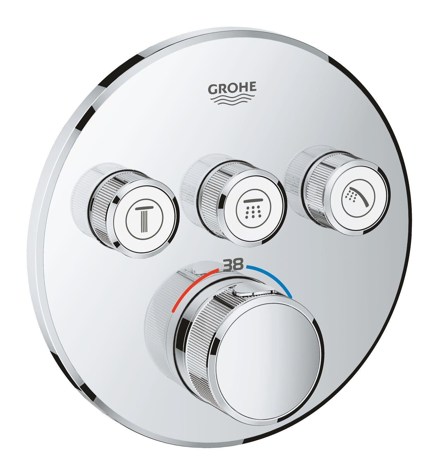 Термостат прихованого монтажу Grohe Grohtherm SmartControl на 3 споживача (29121000)