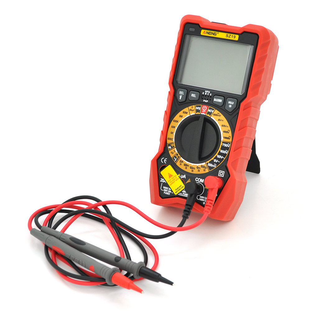 Мультиметр ANENG SZ19 многофункциональный функции V/A/R/C/T/F/hFE (YUT_V6859)