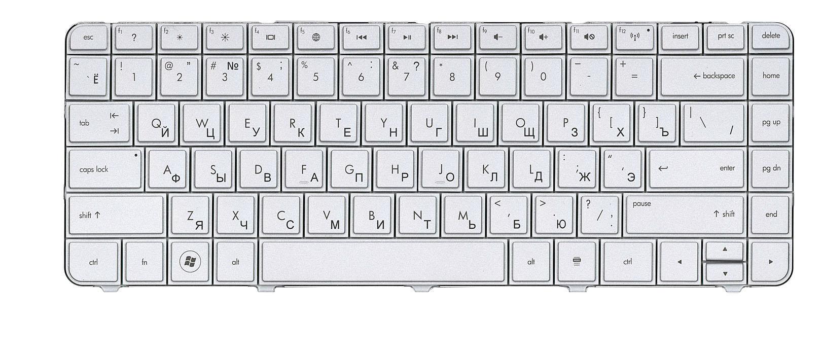 Клавиатура для ноутбука HP Pavilion G4-1000 Silver