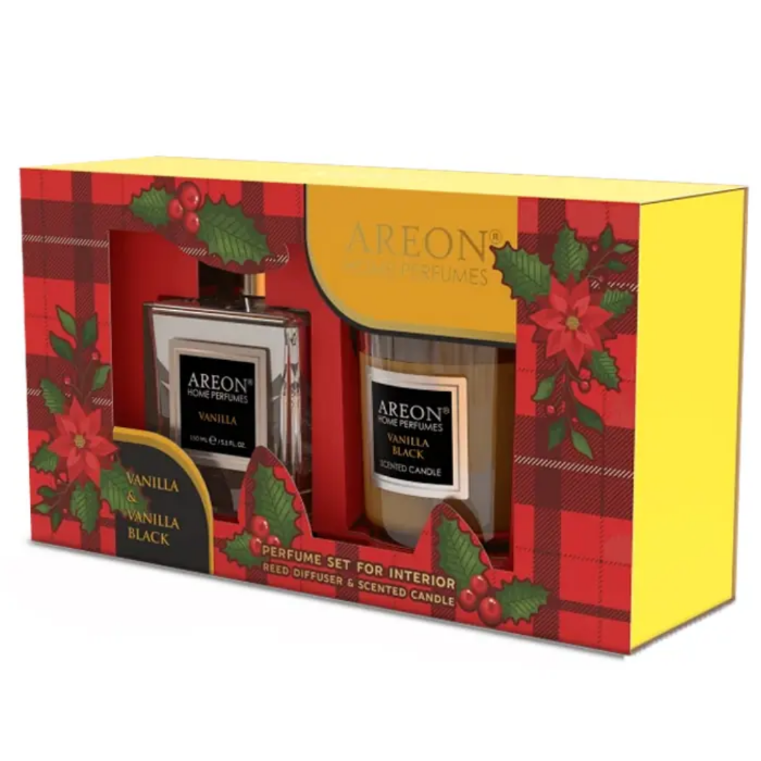 Набор ароматизаторов Areon Home Perfumes Vanilla Black