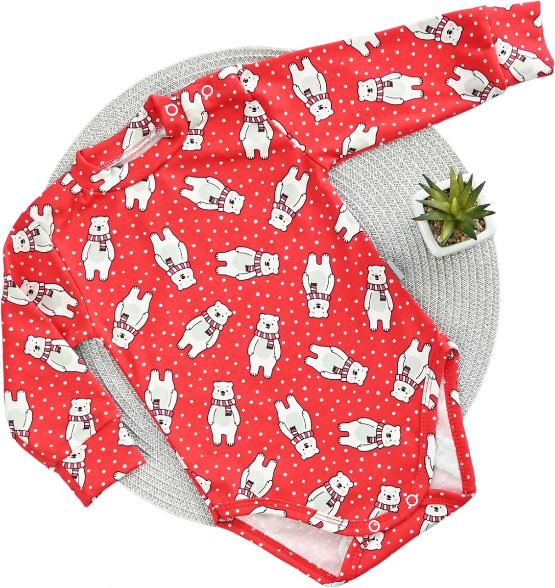 Боди Dexter's Мишка 80 см Красный