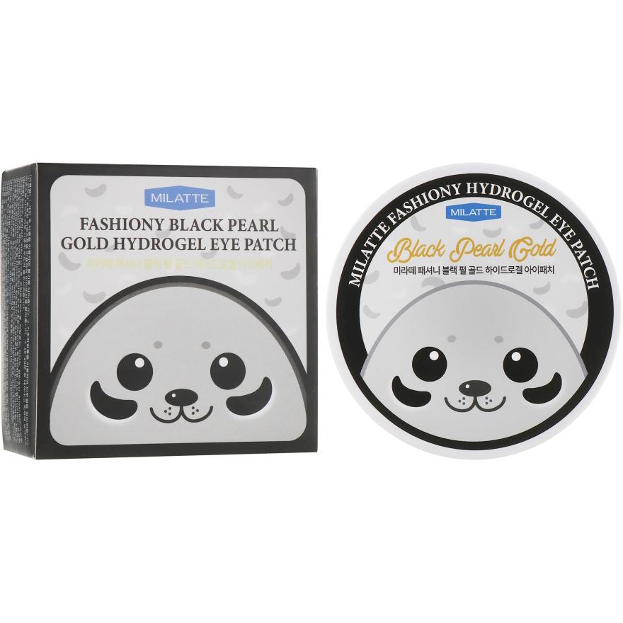 Патчи под глаза MILATTE FASHIONY BLACK PEARL GOLD HYDROGEL EYE PATCH (264353)