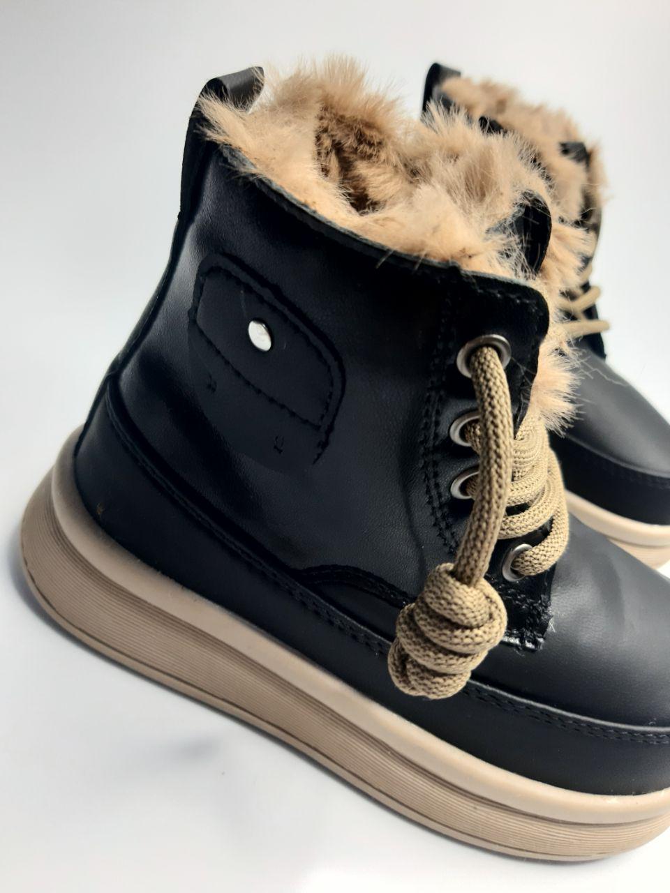 Ботинки зимние Clibee для девочки р. 31 19,7 см Черный (612-1 black) - фото 6 Ботинки зимние Clibee для девочки р. 31 19,7 см Черный (612-1 black) - фото 6