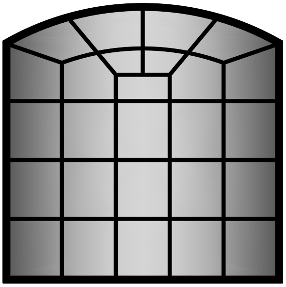 Зеркало настенное 90х90 см Черный (00040)