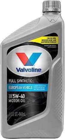 Масло моторное Valvoline EURO Vehicle 5W-40 Full Synthetic 0,946 л (842)