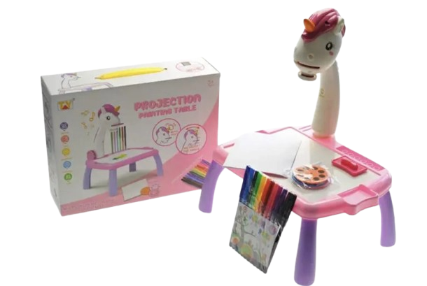 Столик для рисования с проектором/подсветкой и набором фломастеров (2677473752)